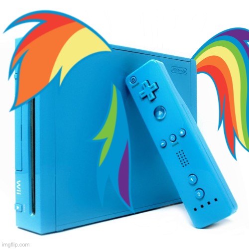 MLP Wii | image tagged in mlp,wii | made w/ Imgflip meme maker