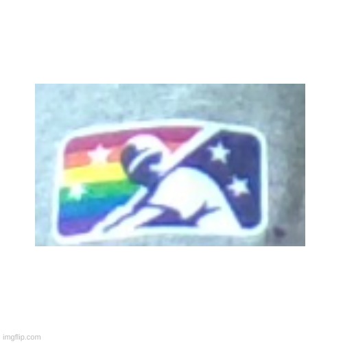 i went to a baseball game and they were selling the team's shirt in pride colors! happy pride month!! (Sorry for bad picture qua | image tagged in blank transparent square,pride,pride month,gay | made w/ Imgflip meme maker