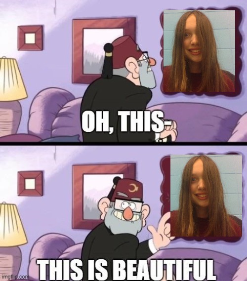Mimi | image tagged in grunkle stan beautiful | made w/ Imgflip meme maker