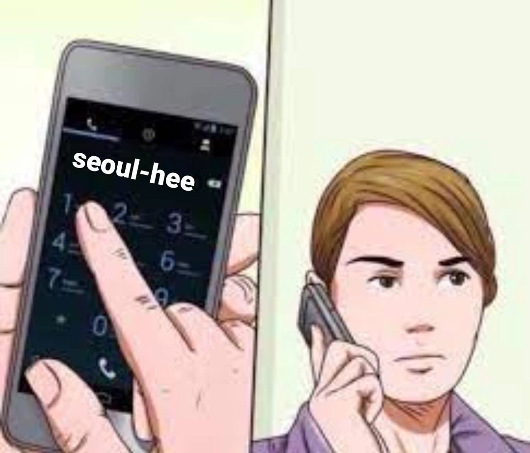 Calling seoul-hee.... Blank Meme Template