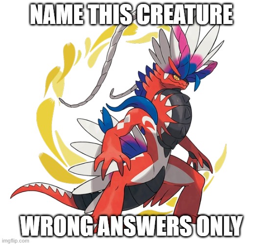 Inferno dragon | NAME THIS CREATURE; WRONG ANSWERS ONLY | image tagged in funny | made w/ Imgflip meme maker