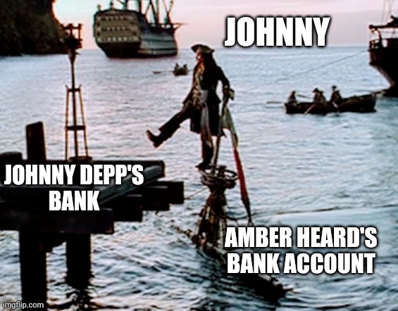 Deposit Slip | JOHNNY; JOHNNY DEPP'S
BANK; AMBER HEARD'S
BANK ACCOUNT | image tagged in johnny depp,amber,liberals,leftists,democrats,hollywood | made w/ Imgflip meme maker