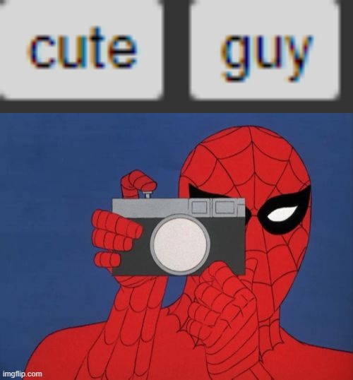 image tagged in memes,spiderman camera | made w/ Imgflip meme maker