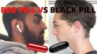 Redpill vs. blackpill Blank Meme Template