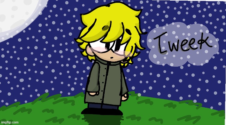Tweek from south Park :) | image tagged in south park,drawing | made w/ Imgflip meme maker