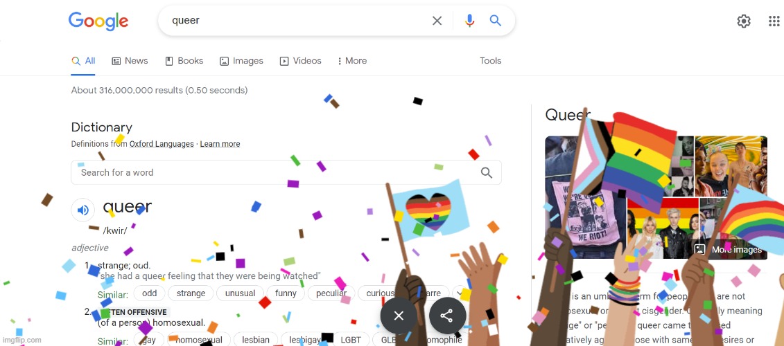 Google has fallen, comrades. We must arm ourselves now. | made w/ Imgflip meme maker