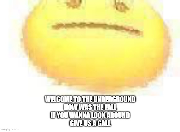 ASCEND | WELCOME TO THE UNDERGROUND
HOW WAS THE FALL
IF YOU WANNA LOOK AROUND
GIVE US A CALL | image tagged in ascend | made w/ Imgflip meme maker