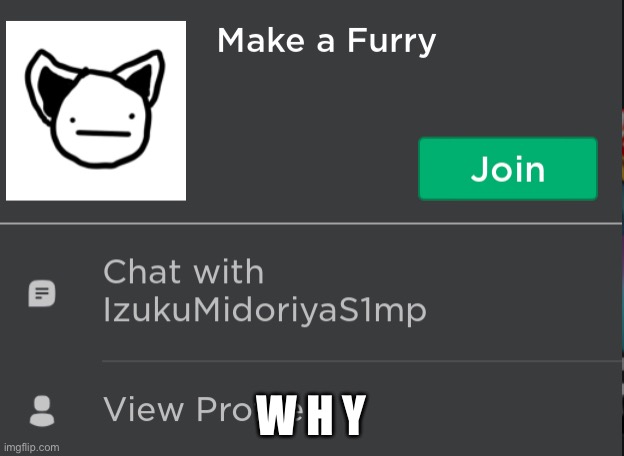 W H Y | made w/ Imgflip meme maker