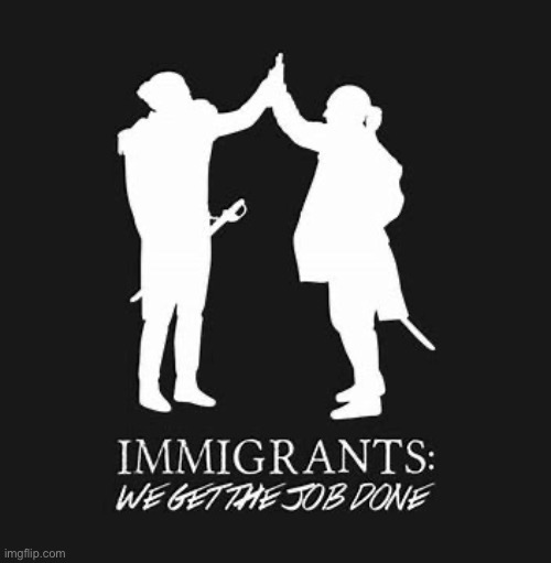 Immigrants we get the job done | image tagged in immigrants we get the job done | made w/ Imgflip meme maker