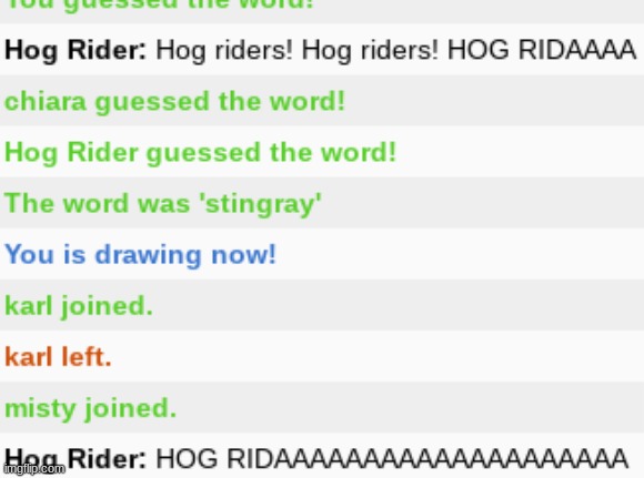 hog rida | image tagged in hog rider | made w/ Imgflip meme maker