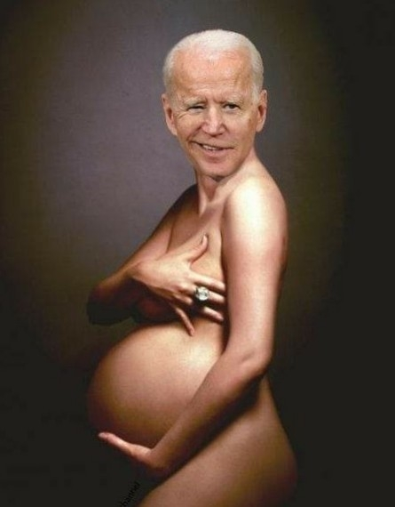 Pregnant Biden Blank Meme Template