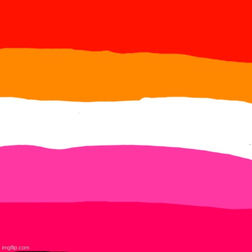 Day 2 of drawling pride flags! Todays flag: Lesbian flag! ( It might not be accurate- ) | image tagged in black | made w/ Imgflip meme maker