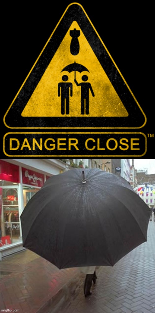 Ooohh noo | image tagged in umbrella in city,umbrella,funny signs,memes,meme,umbrellas | made w/ Imgflip meme maker