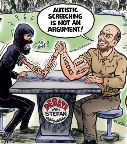image tagged in name calling is not an argument | made w/ Imgflip meme maker