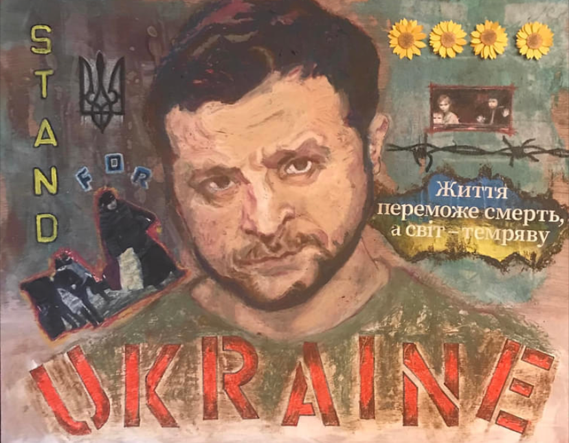 Stand for Ukraine Blank Meme Template
