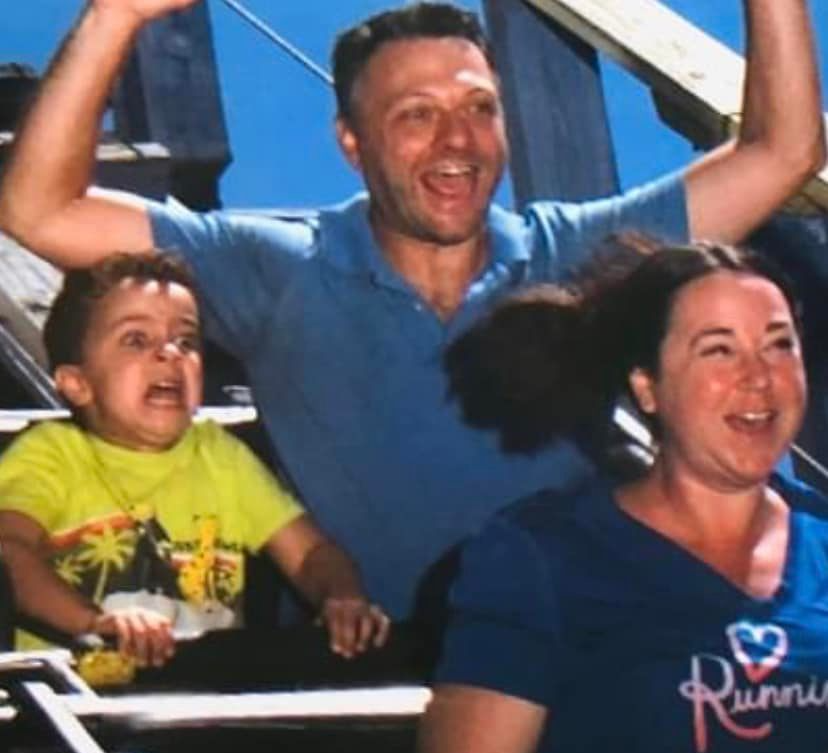 High Quality Scared Roller Coaster Kid Blank Meme Template