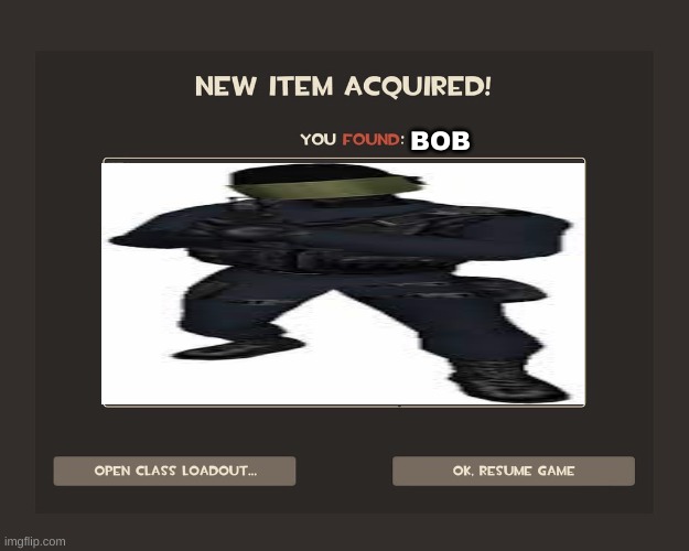 [bob]status | BOB | image tagged in you got tf2 shit | made w/ Imgflip meme maker