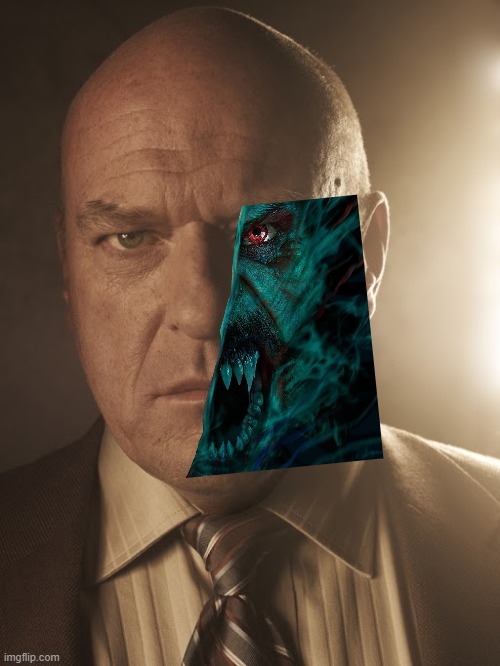Hank Schrader Morbin Time | image tagged in morbius,morbin time,breaking bad,hank schrader,dean norris's reaction,dean norris | made w/ Imgflip meme maker