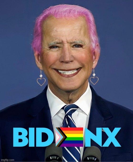 image tagged in june,biden,pride month,gay,lgbtq,not my president | made w/ Imgflip meme maker