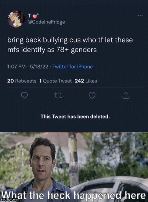 Nothing good ever happens if a tweet gets deleted imgflip