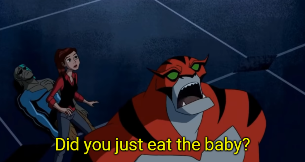 High Quality Did you just eat the baby? Blank Meme Template