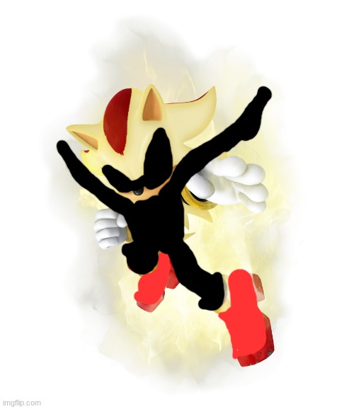 Super Shadow | image tagged in super shadow | made w/ Imgflip meme maker