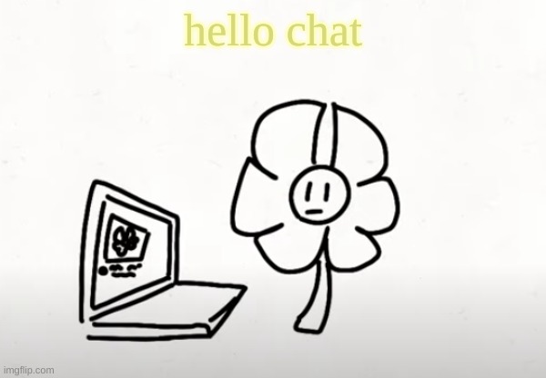 . | hello chat | made w/ Imgflip meme maker