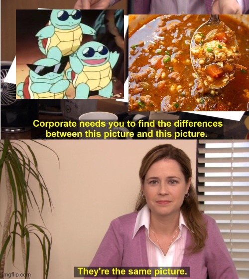 Good food | image tagged in memes,they're the same picture,pokemon | made w/ Imgflip meme maker