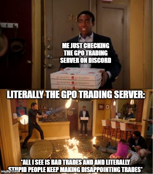 Join the trading server just look