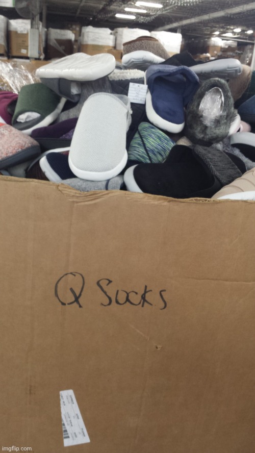 Slippers are not socks! | image tagged in slippers are not socks | made w/ Imgflip meme maker