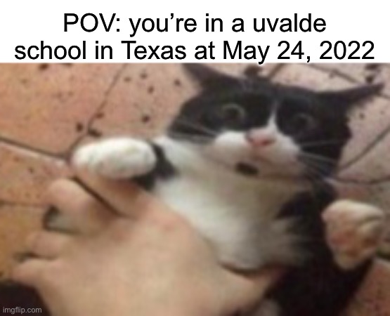 Offensive meme but yeah | POV: you’re in a uvalde school in Texas at May 24, 2022 | image tagged in run | made w/ Imgflip meme maker