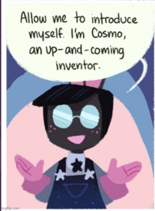 Ok but why does cosmo remind me of Jeff from EarthBound though | made w/ Imgflip meme maker