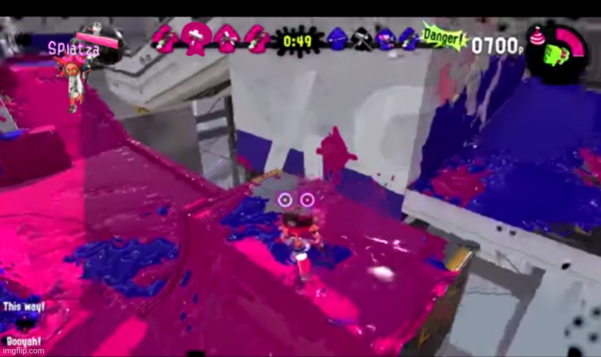 Tried my best to make it look like splatza in a turf war ( comment a (what/10 opinion be honest) | made w/ Imgflip meme maker