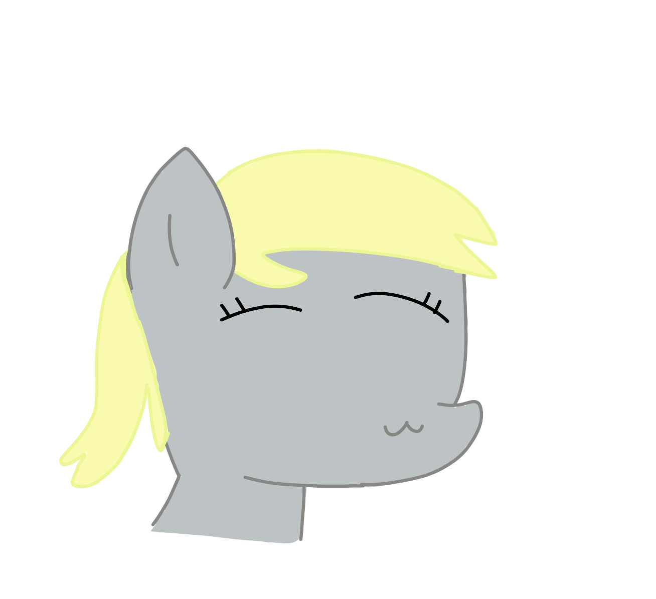 High Quality Derpy by LAKS Blank Meme Template