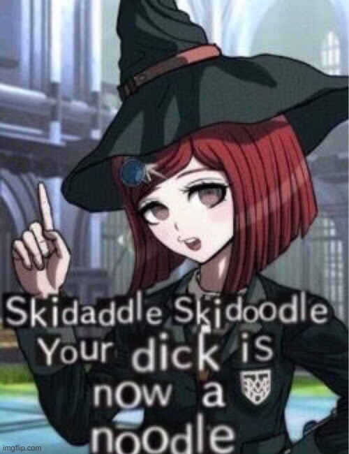 skidaddle skadiddle your dick is very little | image tagged in your dick is a noddle | made w/ Imgflip meme maker