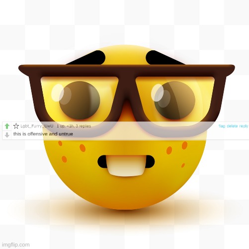 Nerd emoji | image tagged in nerd emoji | made w/ Imgflip meme maker