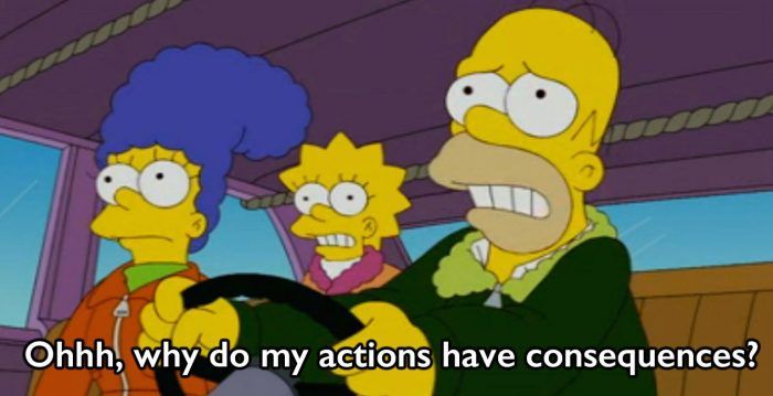 consequences of my actions Blank Meme Template