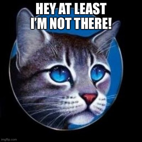 jayfeather | HEY AT LEAST I’M NOT THERE! | image tagged in jayfeather | made w/ Imgflip meme maker