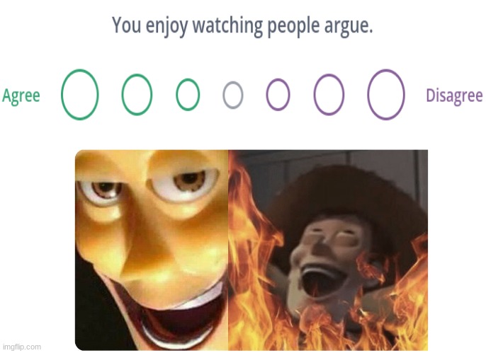 MUAHAHAHAHA | image tagged in satanic woody | made w/ Imgflip meme maker