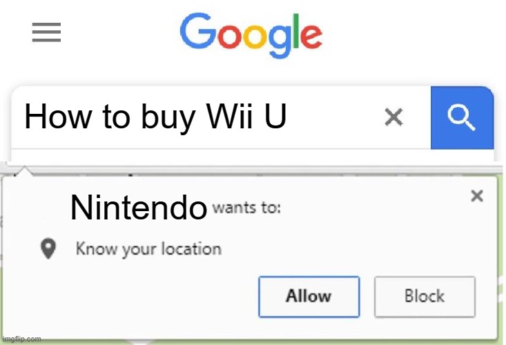 wtf | How to buy Wii U; Nintendo | image tagged in the,hell | made w/ Imgflip meme maker