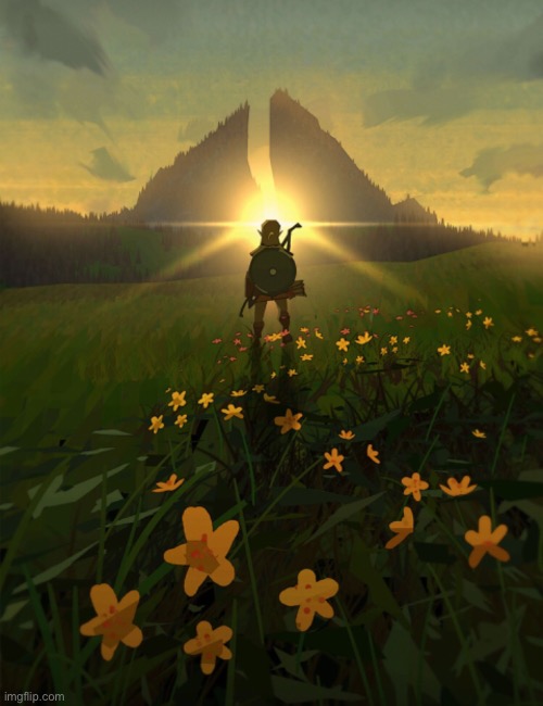 Pt.3 of posting awesome botw art | image tagged in the legend of zelda breath of the wild,art,amazing,why are you reading this | made w/ Imgflip meme maker