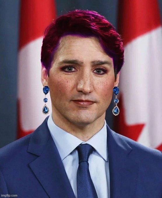 Oh Canada. Justin Trudeau during Pride month | image tagged in justin trudeau,trudeau,pride month,lgbtq,canada | made w/ Imgflip meme maker