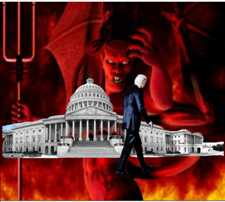 THE SATANIC MAN Blank Meme Template