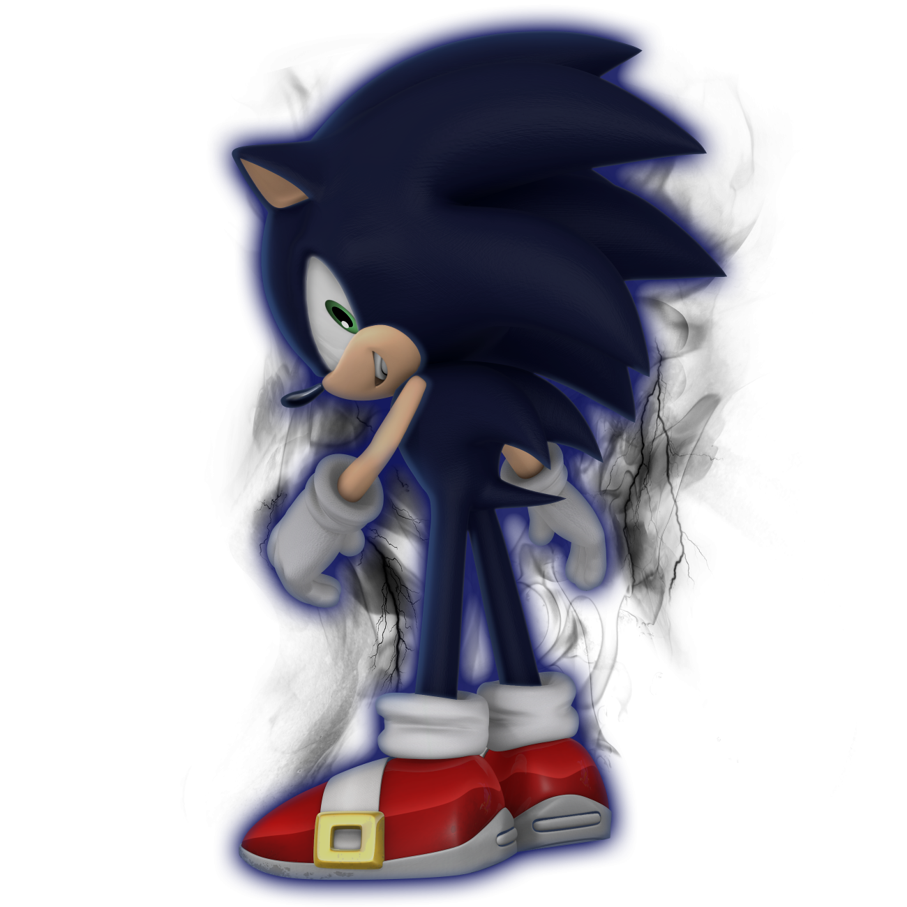 Dark Sonic Render , Png Download - Dark Sonic Png, Transparent Png ,  Transparent Png Image - PNGitem