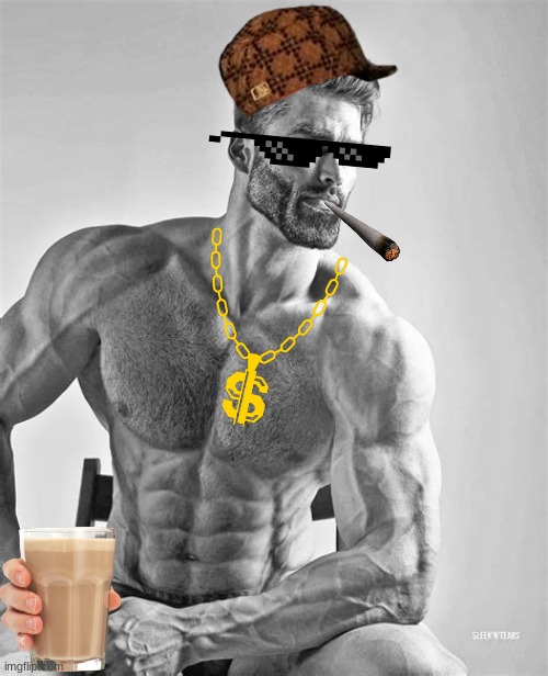 Giga Chad | image tagged in giga chad | made w/ Imgflip meme maker