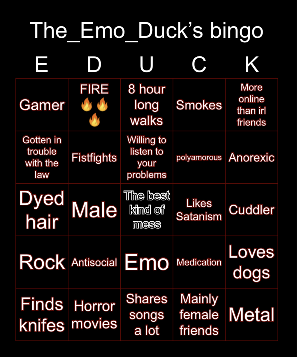 Educk bingo Blank Meme Template