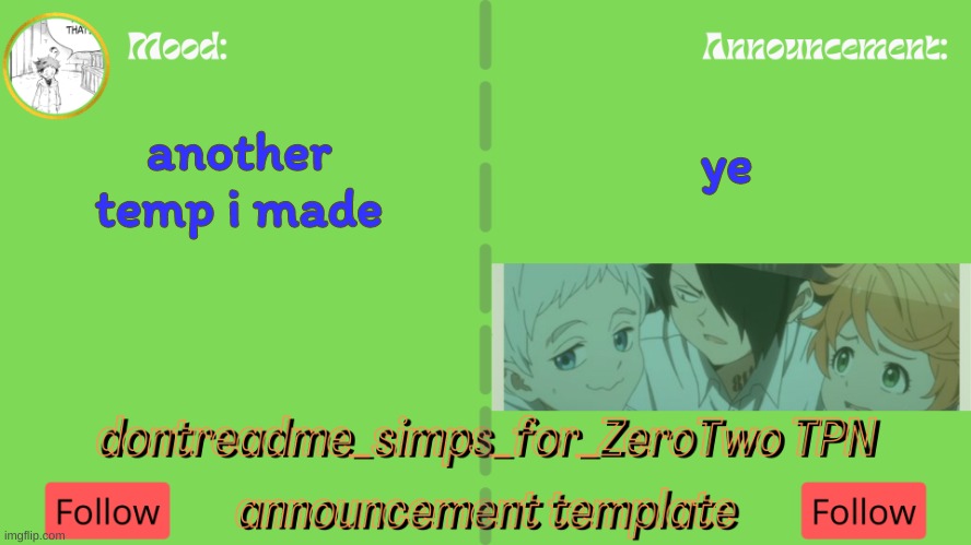 drm's TPN announcement temp | ye; another temp i made | image tagged in drm's tpn announcement temp | made w/ Imgflip meme maker
