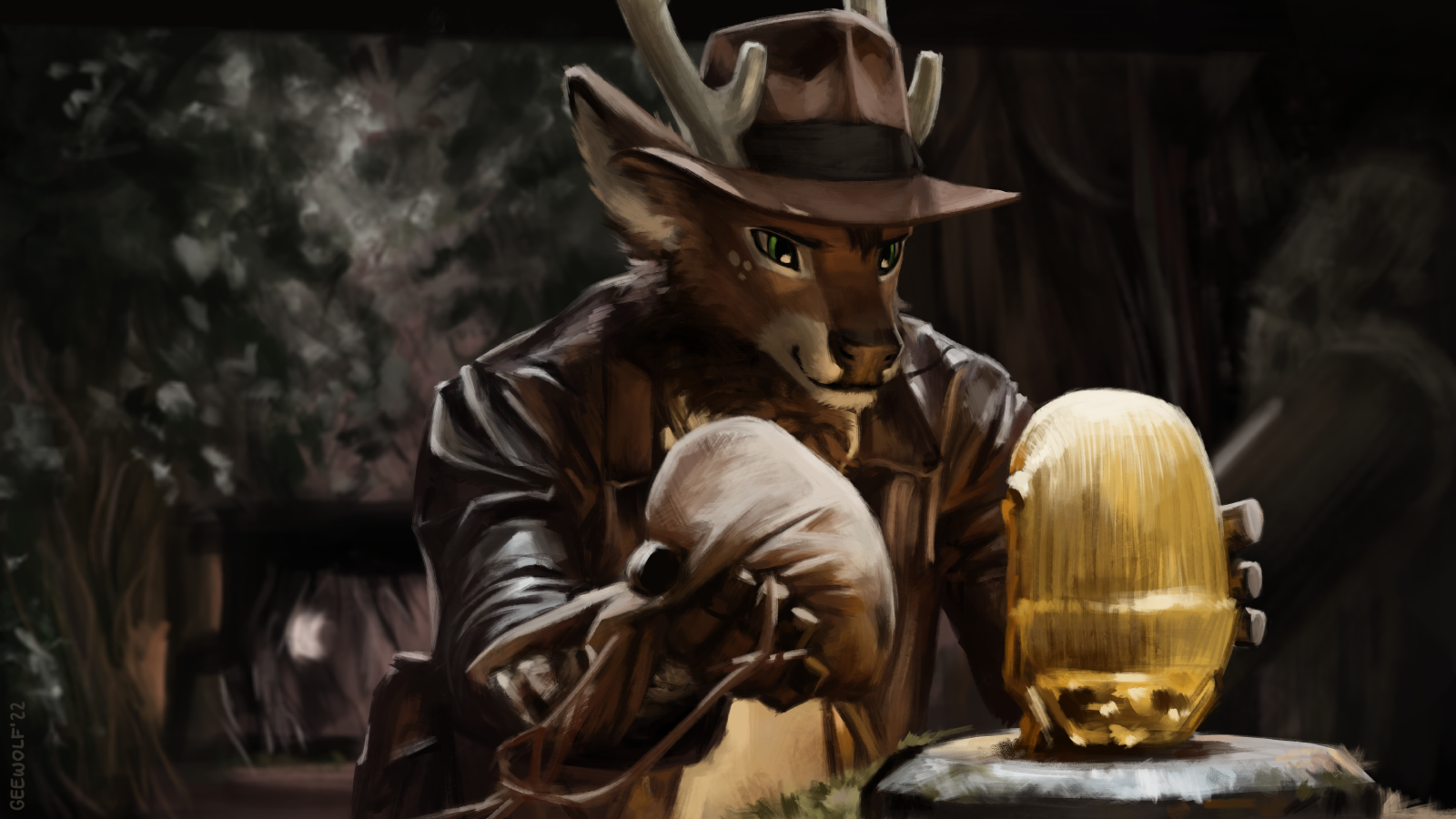 High Quality Furry Indiana Jones Blank Meme Template