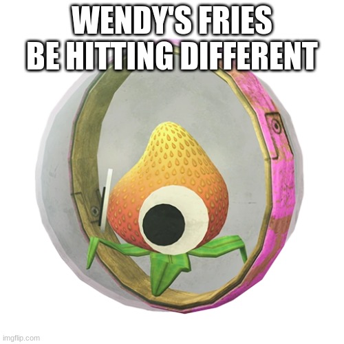 Sprout (3D) | WENDY'S FRIES BE HITTING DIFFERENT | image tagged in sprout 3d | made w/ Imgflip meme maker