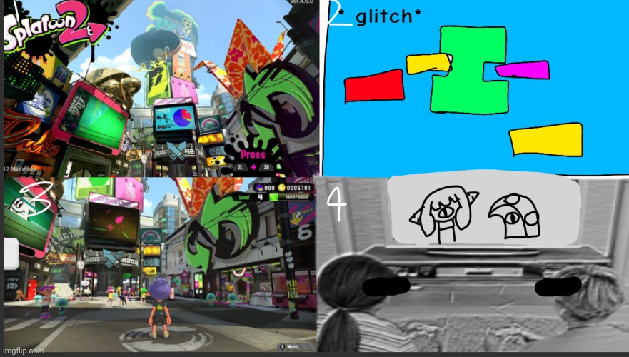 Splatoon analog horror page one.: the awoken blood | image tagged in horror | made w/ Imgflip meme maker